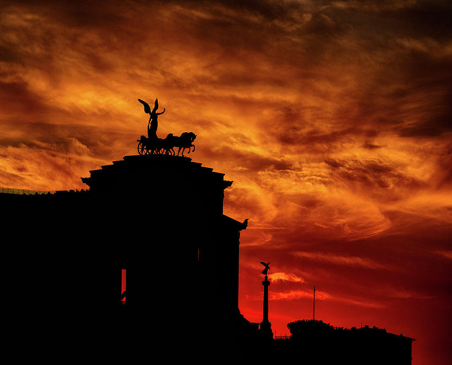 While Rome Burns Photograph by Rob Davies