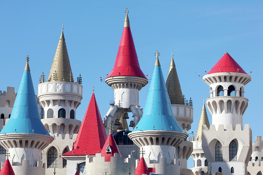 Whimsical Excalibur - Las Vegas Photograph by Art Block Collections