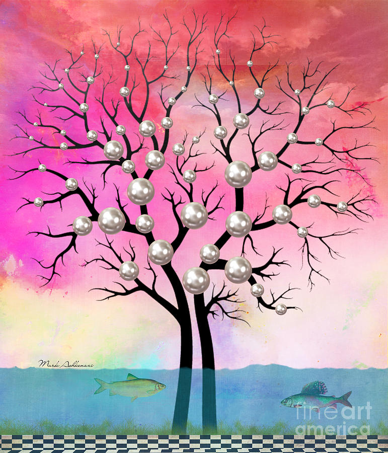 Minimal Painting - Whimsical by Mark Ashkenazi Minimal Painting - Whimsical by Mark Ashkenazi