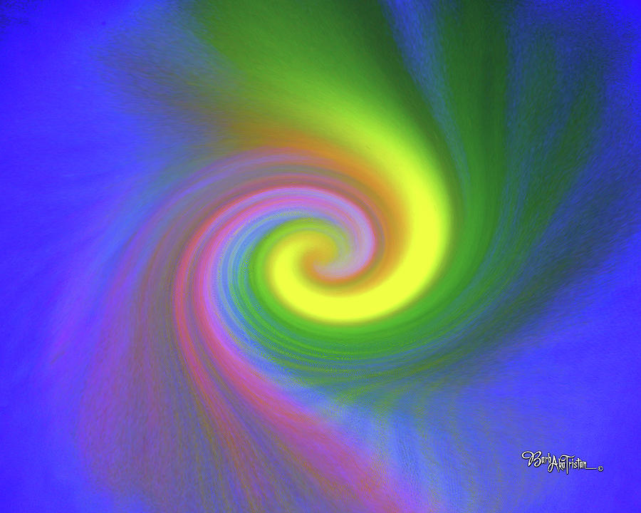 Whimsical Twirl #109 Digital Art by Barbara Tristan
