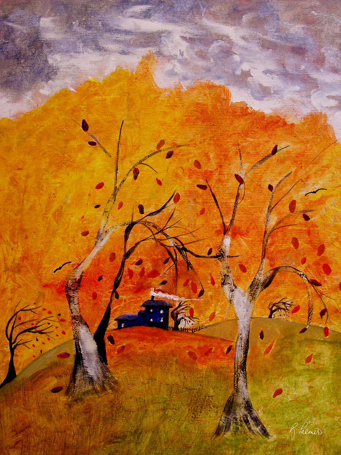 Abstract Painting - Whimsical Wind by Ruth Palmer Abstract Painting - Whimsical Wind by Ruth Palmer