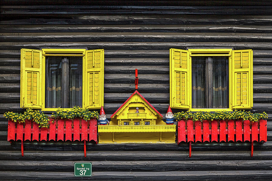 Whimsical Windows - Slovenia Photograph by Stuart Litoff