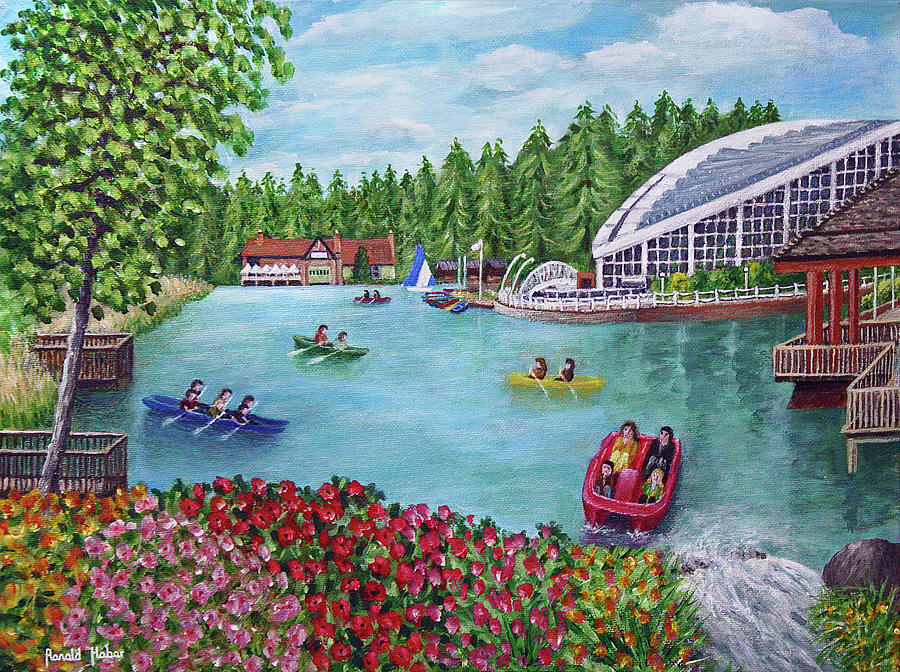 Whinfell Forest Lake - Center Parcs Painting