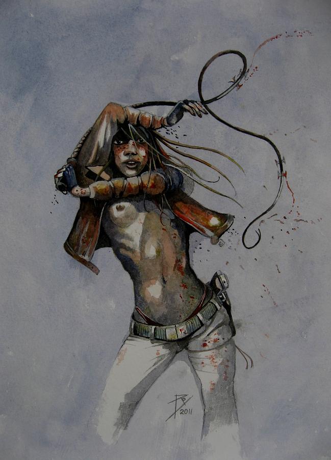 Whip Painting by Ray Agius