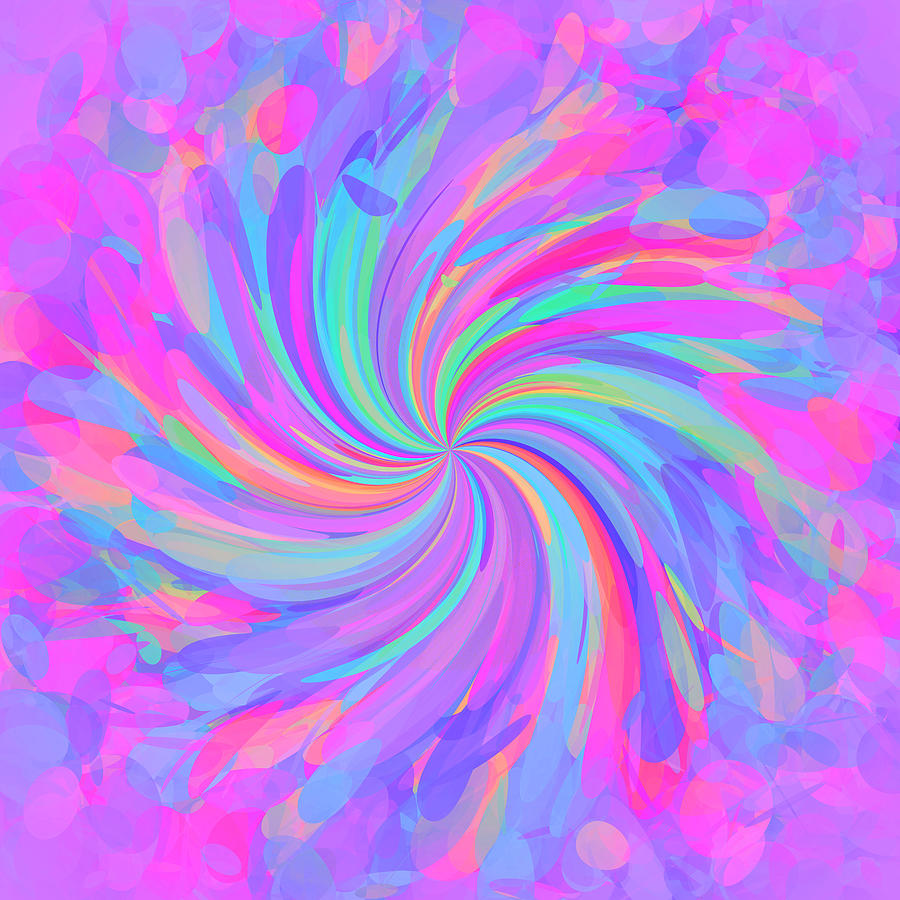 Abstract Digital Art - Whirl 10 by Chris Butler