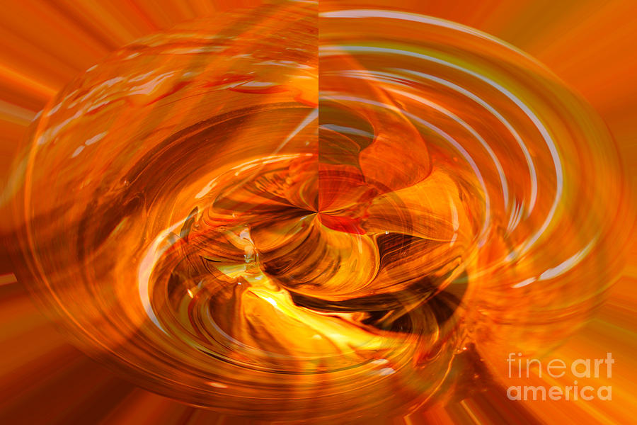 Whirled abstract Photograph by Jeff Swan