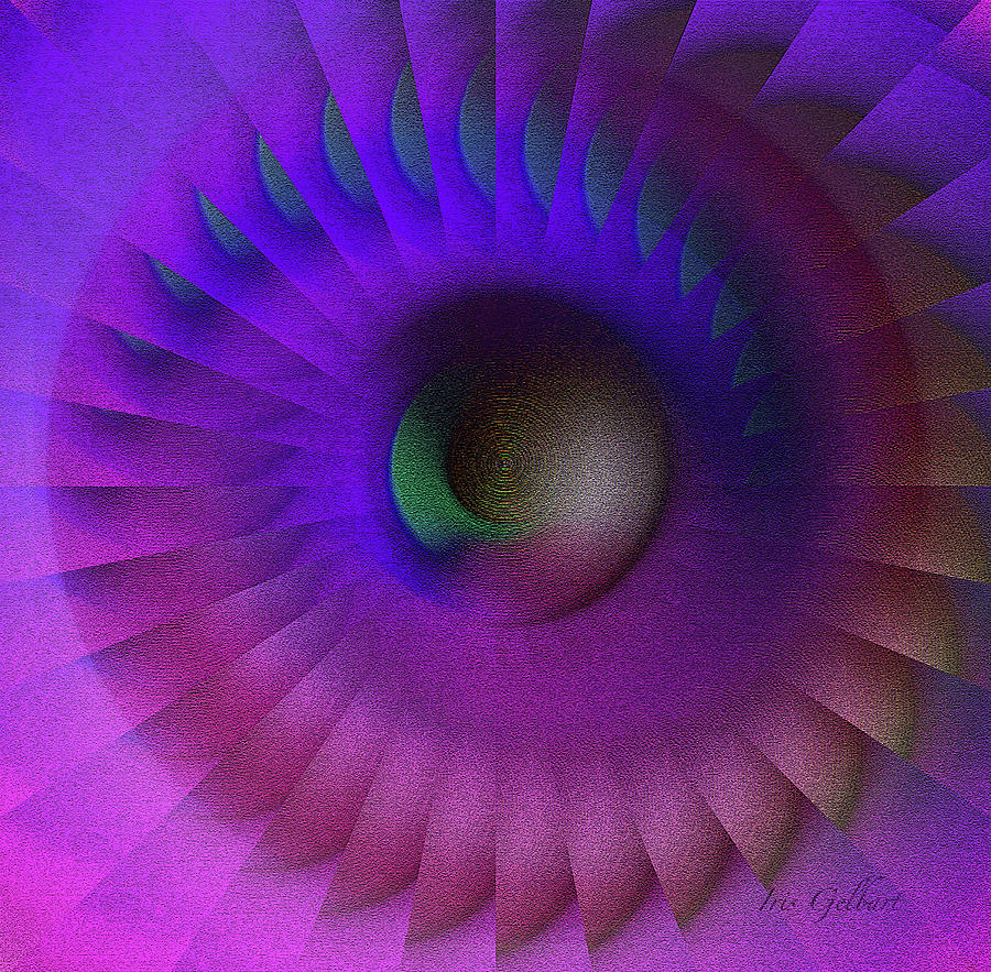 Whirling wheel #2 Digital Art by Iris Gelbart
