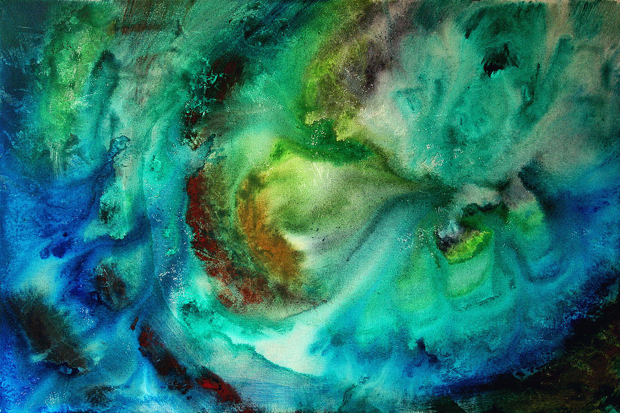 Whirlpool by MADART Painting by Megan Aroon