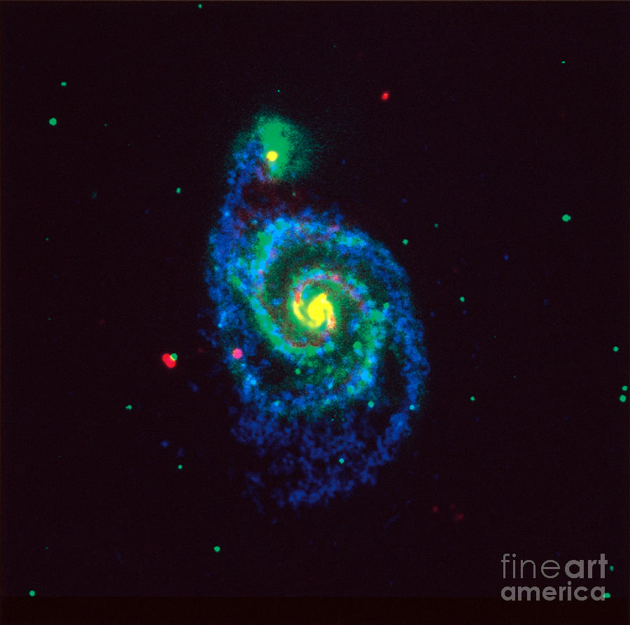 Whirlpool Galaxy, M51, Ngc 5194 Photograph by Science Source