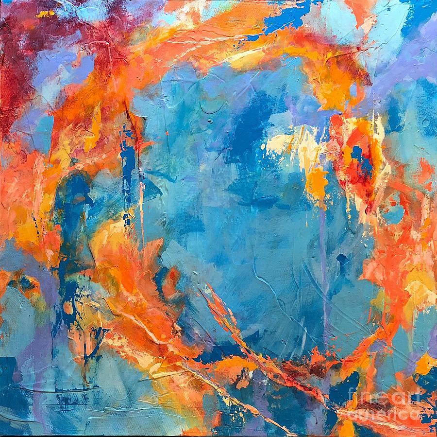 Whirlwinds Dancing Painting by Mary Mirabal