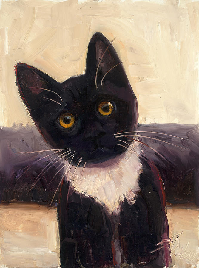 Whiskers  Painting by Billie Colson