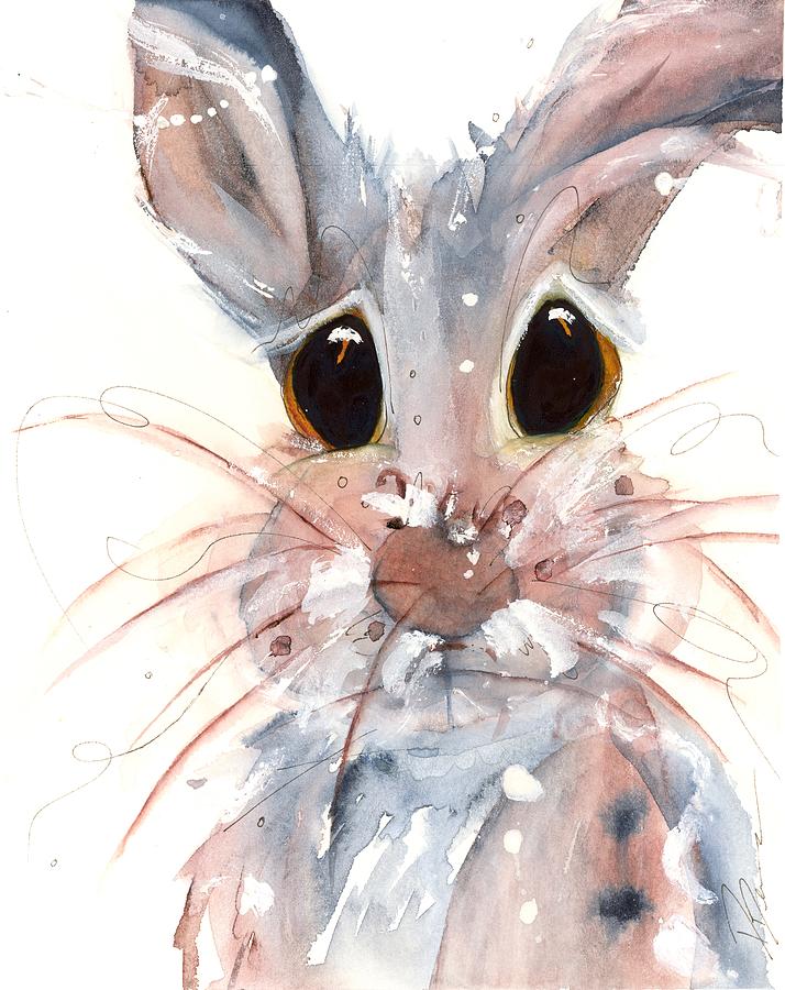 Whiskers Painting by Dawn Derman