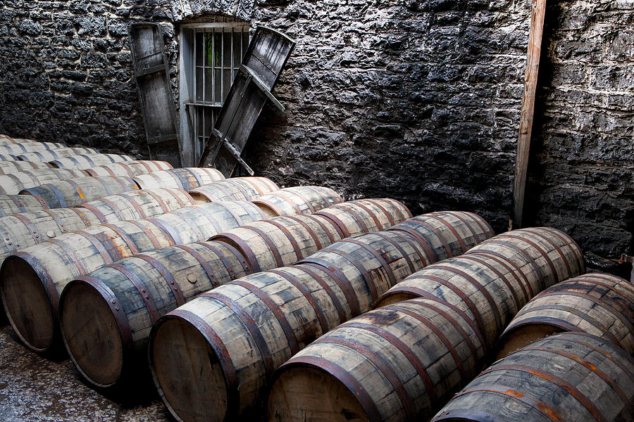 Whiskey Barrels Photograph by John Daly