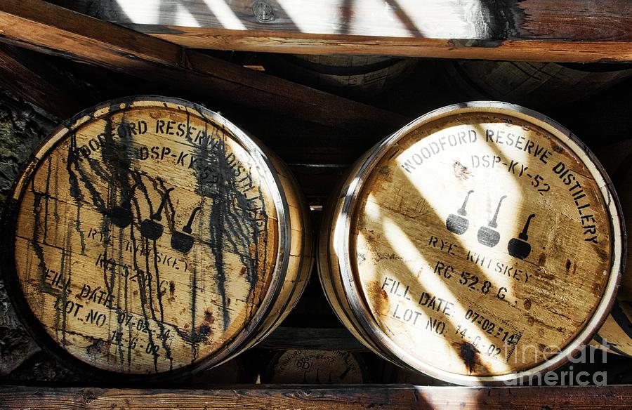 Whiskey Barrels Photograph by Mel Steinhauer