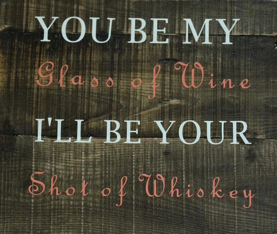 Whiskey Shot Mixed Media by Cindy DeGrasse - Fine Art America