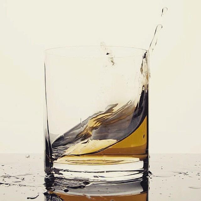 Canon Photograph - Whisky Splash!  #photography #potd by Erin Cadigan
