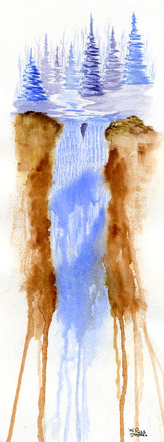 Whispering Falls Painting by Richard Stedman