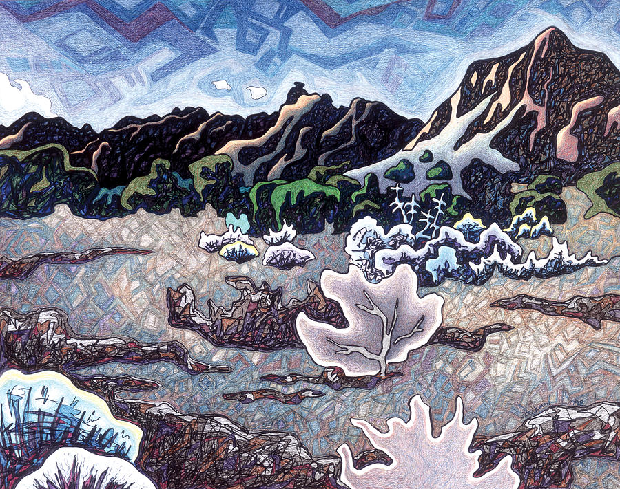 Postcard Mixed Media - Whispering Silence by Dale Beckman Postcard Mixed Media - Whispering Silence by Dale Beckman