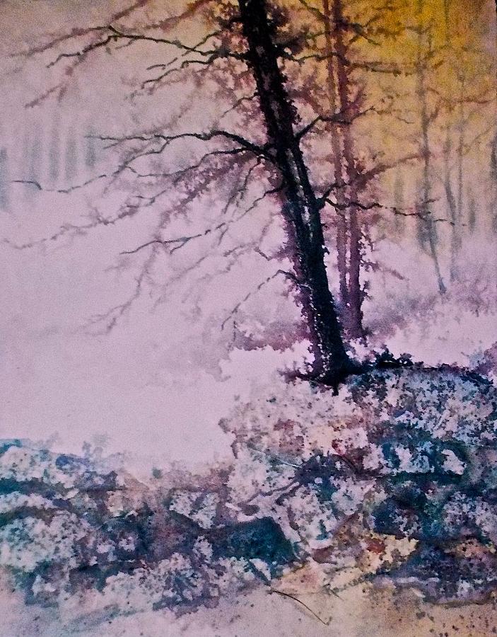 Nature Painting - Whispers in the Fog  part 2 by Carolyn Rosenberger