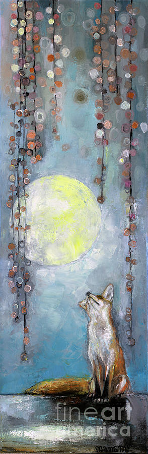Moon Gaze Painting by Manami Lingerfelt
