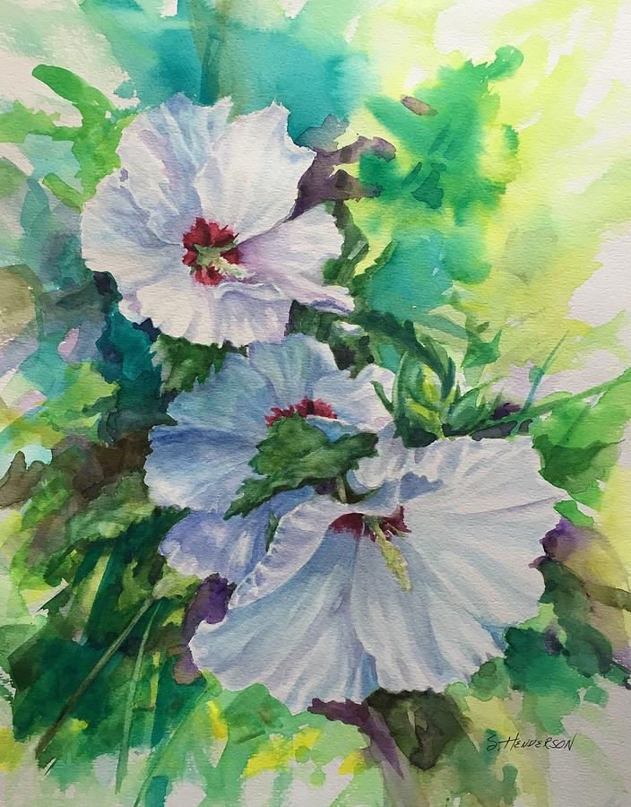 Flower Painting - Whispers by Shelley Henderson