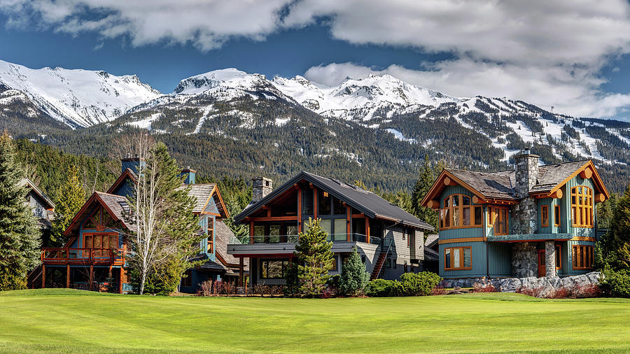 Whistler Luxury Homes on Nicklaus North  Photograph by Pierre Leclerc Photography