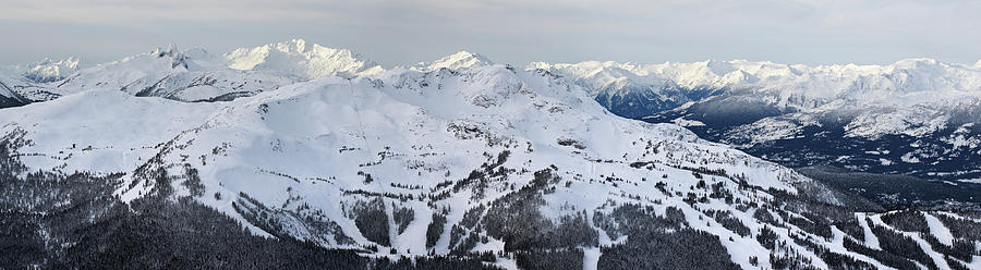 Whistler mountain panorama Photograph by Pierre Leclerc Photography