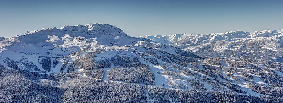 Whistler Mountain Snowy Panorama Photograph by Pierre Leclerc Photography