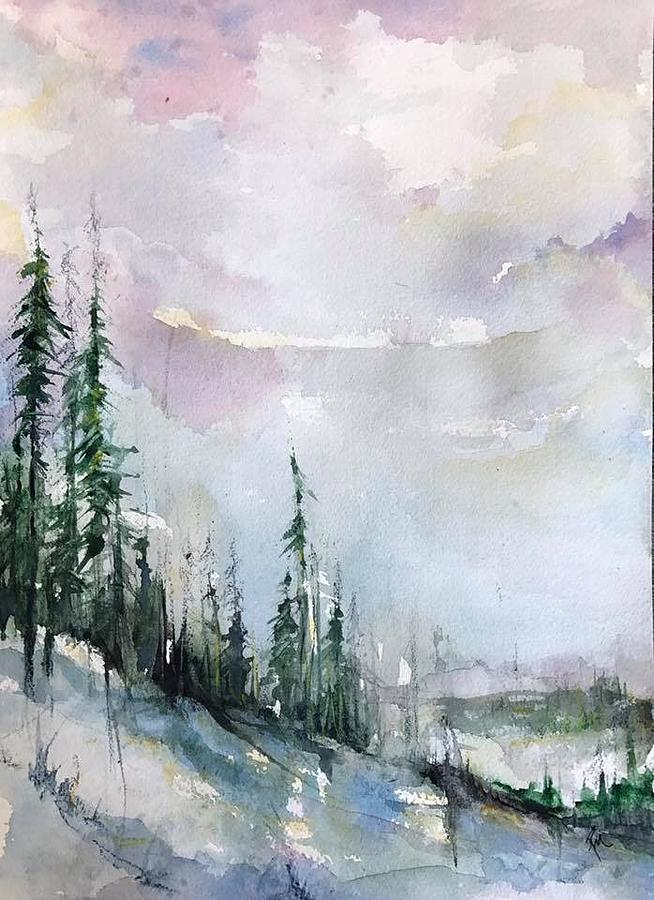 Whistler  Painting by Robin Miller-Bookhout