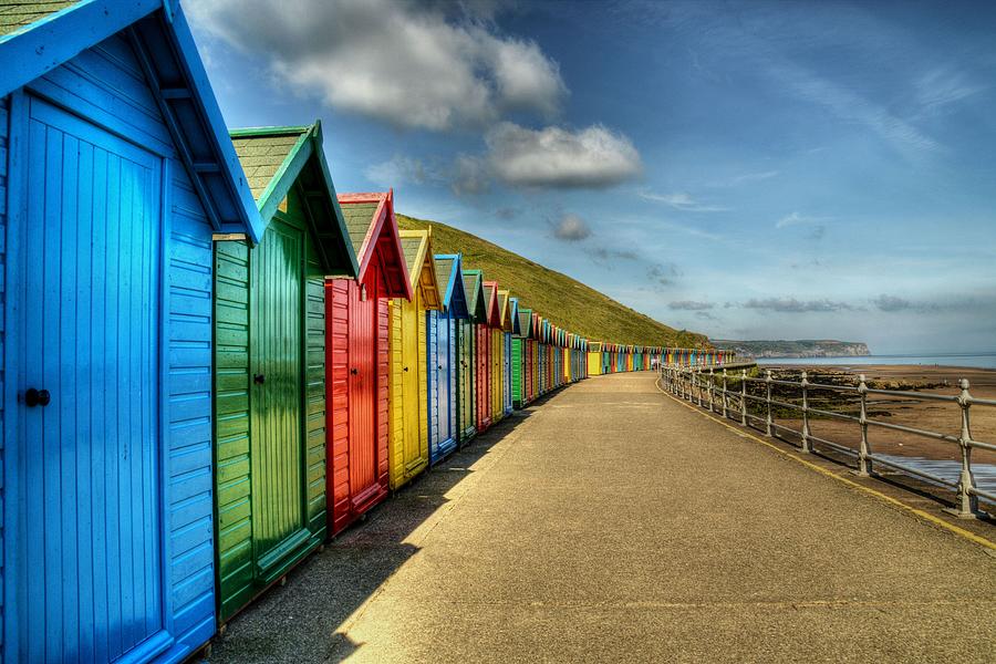 Whitby Beach Huts by Sarah Couzens Whitby Beach Huts by Sarah Couzens