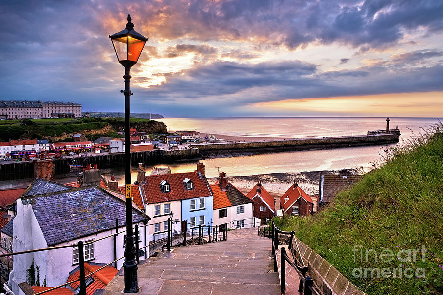 Whitby From The Steps Photograph by Richard Burdon