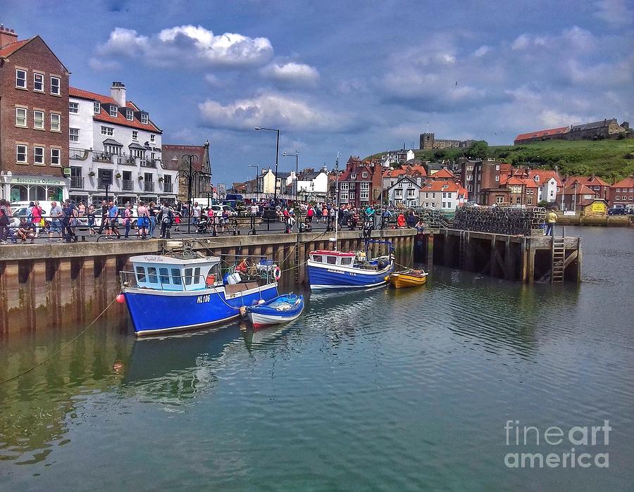 Whitby Harbour Photograph by Joan-Violet Stretch