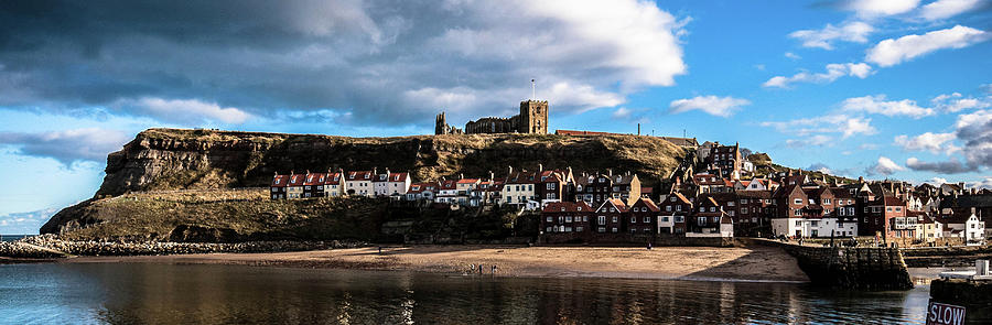 Whitby Photograph - Whitby Panorama 1 by Peter Jenkins