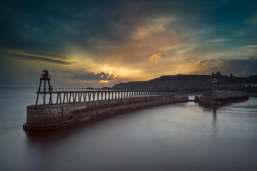 Whitby Sunrise Photograph by Ian Barber