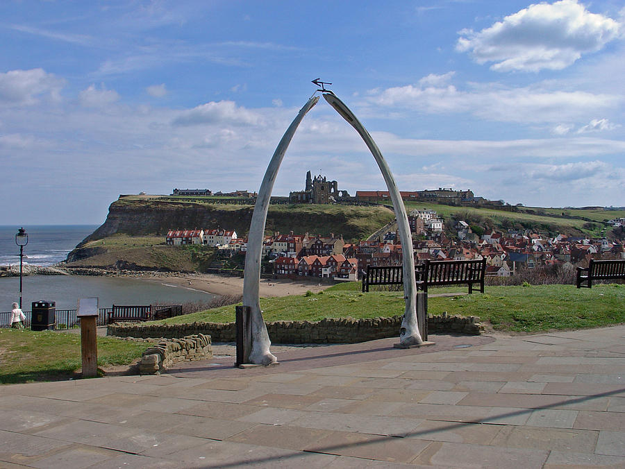 Whitby Whale Bone Arch  Photograph by Rod Johnson