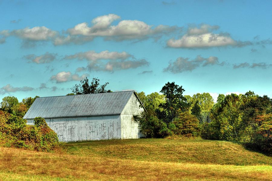 White Barn HDR Photograph by Steve Beall - Fine Art America