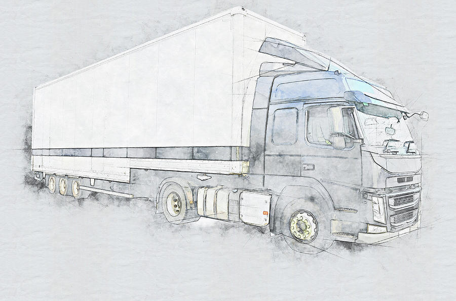 Lorry - Tank, Truck, Black Silhouette, Symbol Stock Vector - Illustration  of conveyance, dangerous: 39156136