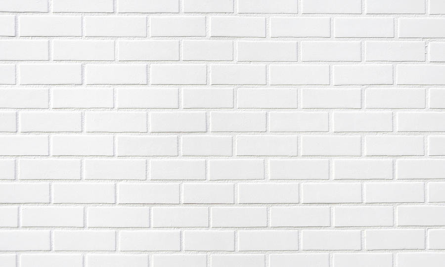 white brick background