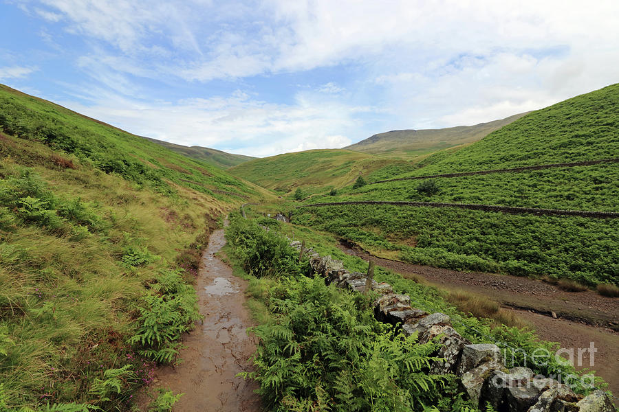 White Brow Kinder Scout Photograph by Julia Gavin