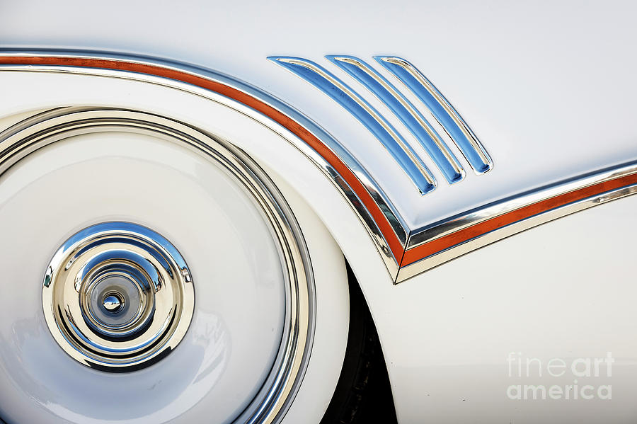 White buick Photograph by Dennis Hedberg