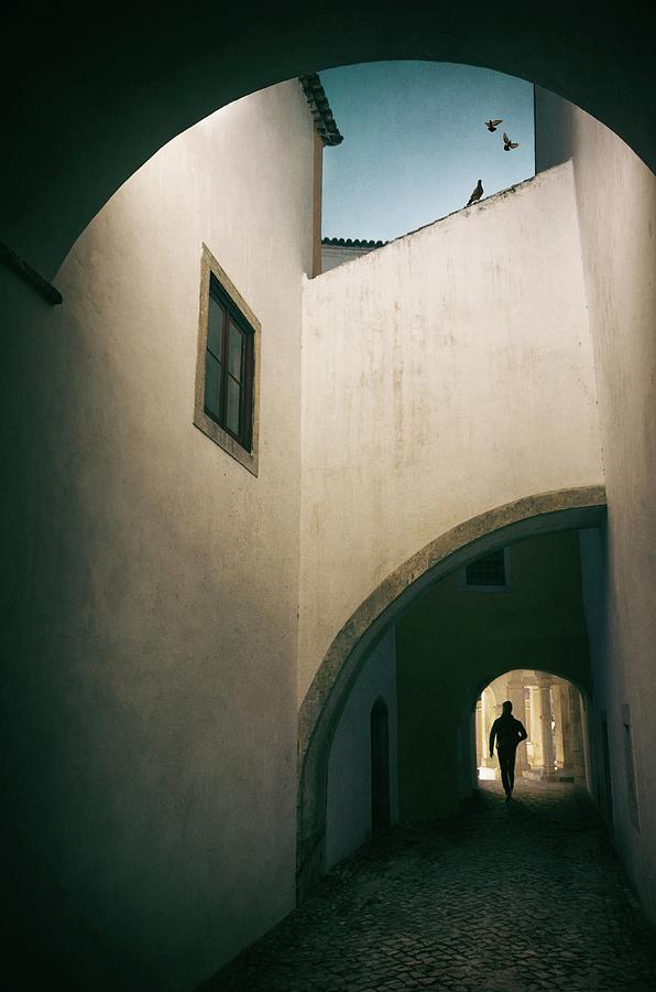 White Building with Arches Photograph by Carlos Caetano