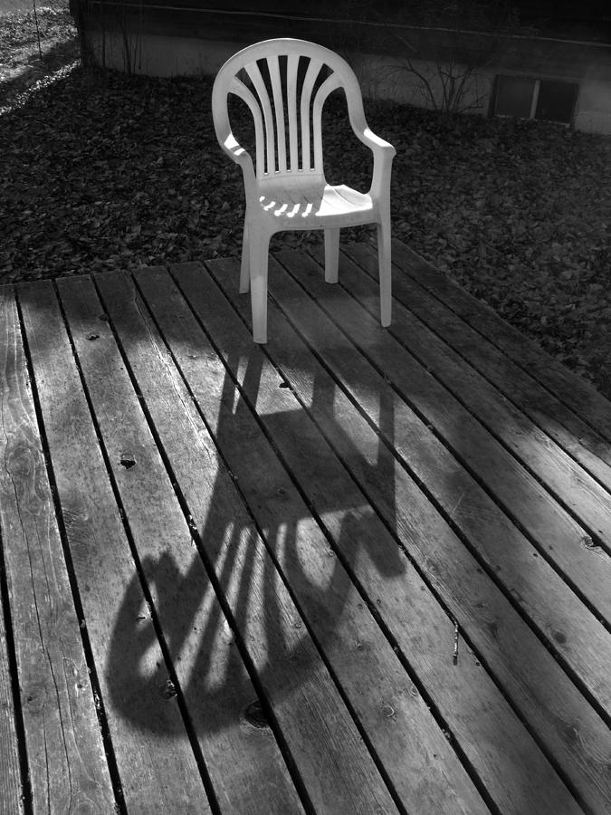 White Chair Photograph by Robert Bissett