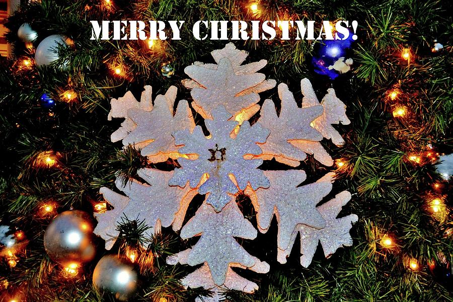 White Christmas Card Photograph by Eileen Brymer