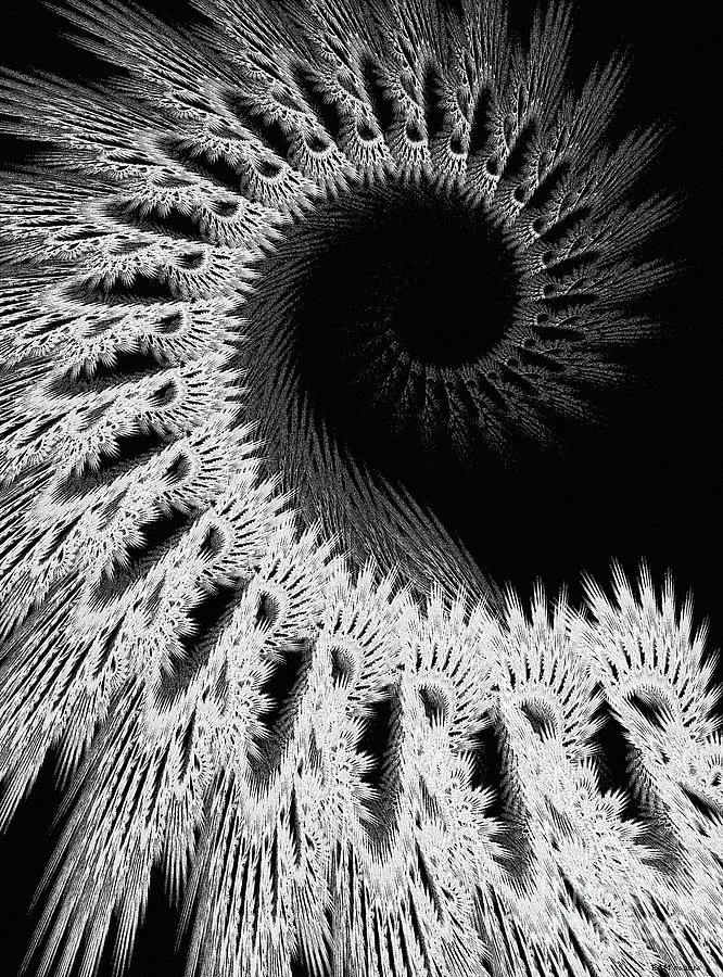 White Crochet Digital Art by Elizabeth McTaggart