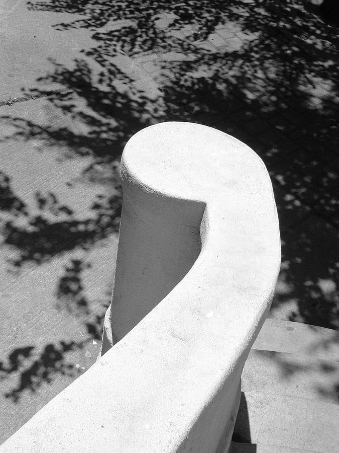 Architecture Photograph - White Curl by Kathi Shotwell