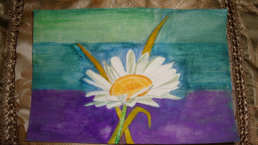 Daisy Painting - White Daisy by Indhu Frank