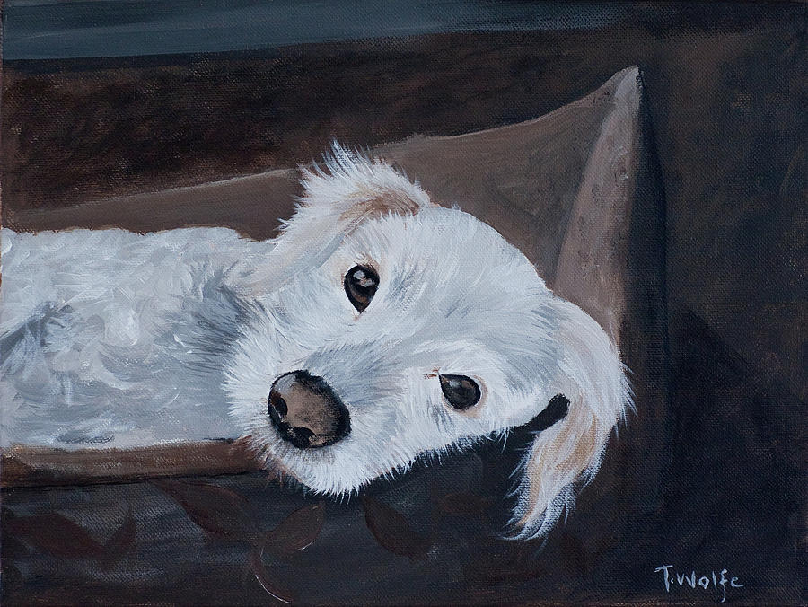 Αποτέλεσμα εικόνας για lying dog painting
