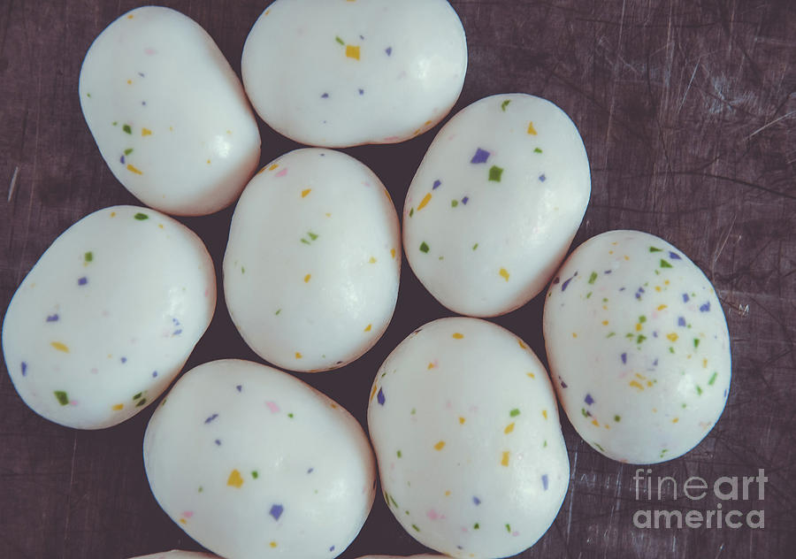 White Easter Eggs Photograph by Andrea Anderegg