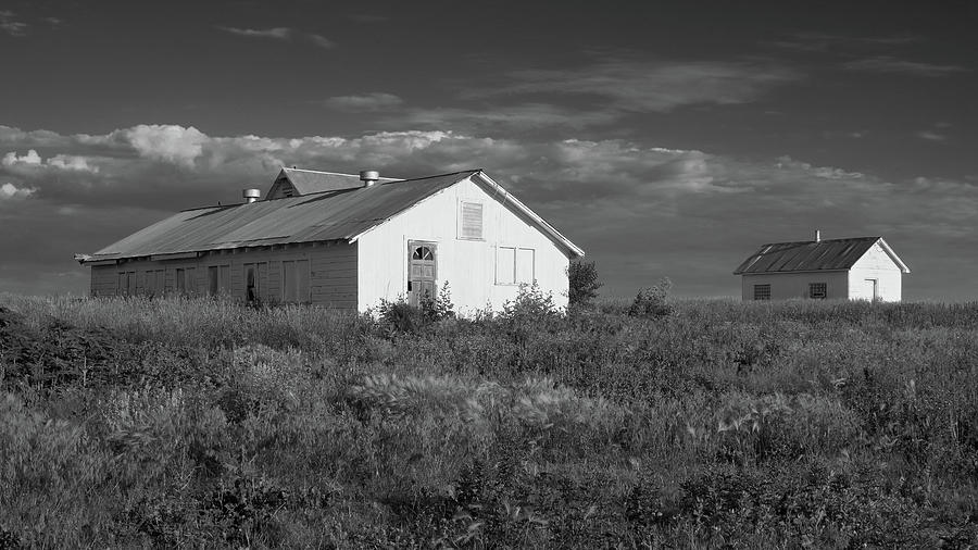 White Farm Buildings Photograph by Scott Kingery
