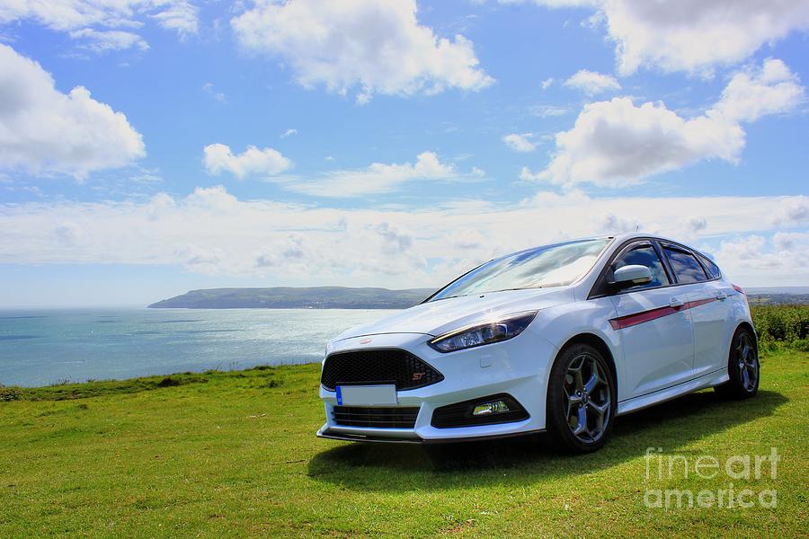 White Focus St And Scenery Photograph